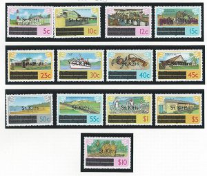 St. Kitts   mnh sc#  25 - 37