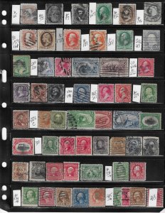 US COLLECTION 1861 TO MID 70'S- ALL USED- SOME COMPLETE SETS-BOB-DUCKS