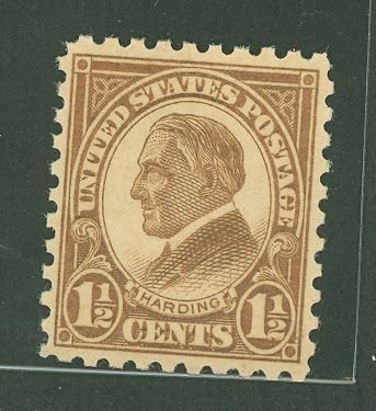 United States #582  Single