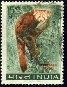 Himalayan Panda, India stamp SC#363 used