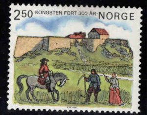 Norway Scott 860 MH* Fort stamp