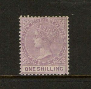 St. Kitts and Nevis St.Christopher 1890 QV Sc 16a MH