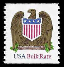 PCBstamps  US #2604 (10c)Eagle, coil, bulk rate, MNH, (21)
