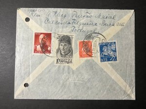 1946 Portugal Airmail Cover Canas de Senhorim to Buenos Aires Argentina