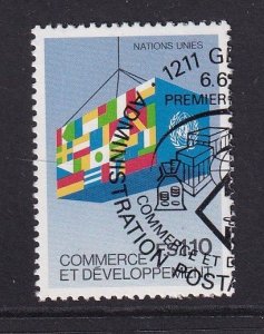 United Nations Geneva  #118 cancelled  1983 exports  1.10fr