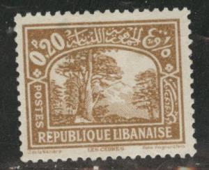LEBANON Scott 115 MH* 1930 stamp 