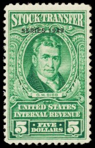 U.S. REV. DATED GREENS RD154  Mint (ID # 103142)