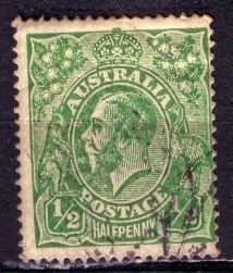 Australia; 1915: Sc. # 19:  Used Single Stamp