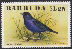 Barbuda 1976 MNH Sc #242 $1.25 Glossy cowbird