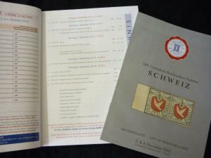 CORINPHILA AUCTION CATALOGUE 2010 SCHWEIZ SWITZERLAND