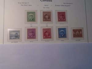 Canada  #  249-56  MNH