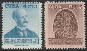 Cuba 1957 Sc 571,C157 set MNH**