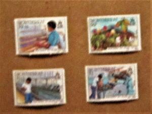 Montserrat - 569-72, MNH Set. Cotton Industry. SCV - $1.15