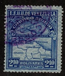 Venezuela #C31 - Issue of 1932 - Used - Purple Cancel