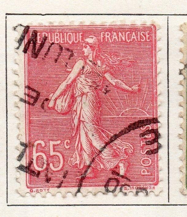 France 1926-27 Early Issue Fine Used 65c. 094074