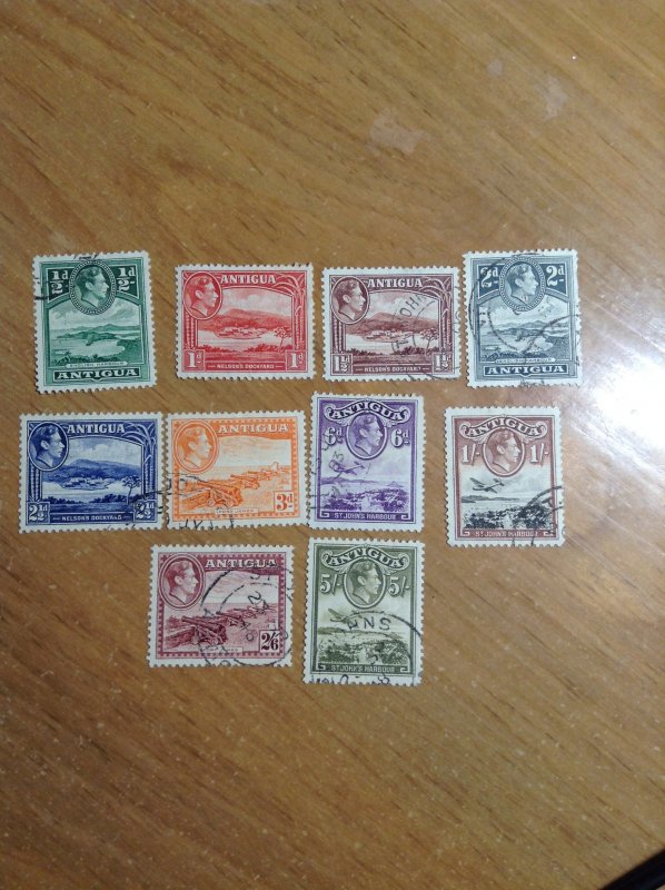 Antigua  # 84-91  Used