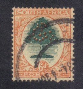 SOUTH AFRICA SCOTT# 25 USED  6p 1926