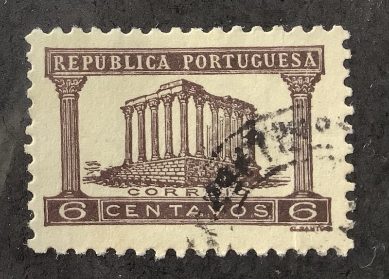 Portugal 1935-41 Scott 563 used - 6c, Roman Temple of Évora
