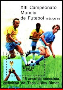 2008 BRAZIL 1985 WORD CUP CHAMPIONSHIP, MEXICO, FIFA, SOCCER FOOTBALL, B-70, MNH