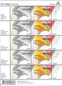 Netherlands Pays-Bas 2004 Royal Meteorology Institute 150 ann sheetlet MNH