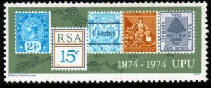 SOUTH AFRICA SG347 1974 CENTENARY OF UNIVERSAL POSTAGE UNION MNH