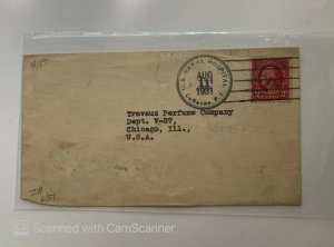 US LETTRER TO TREVAUZ PERFUME CO. VIA U.S NAVAL HOSPITAL CANACAE , P.I., 1931