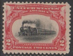 U.S. Scott #295 Train - Pan American Stamp - Mint NH Single - IND