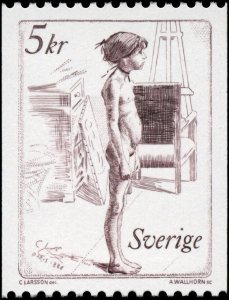 Sweden 1982 #1400 MNH. Etching