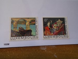 Luxembourg  #  560-61  MNH