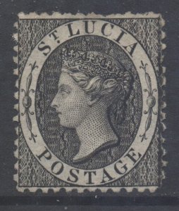 Saint Lucia Scott 7 - SG11, 1864 Victoria 1d unused no gum