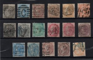 India QV 1855-1865 fine used collection SG35-62 WS35803