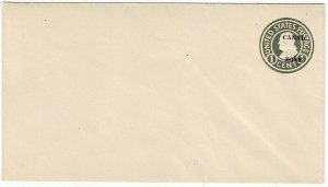 Canal Zone 1924 1 cent postal stationery envelope unused, Scott U6