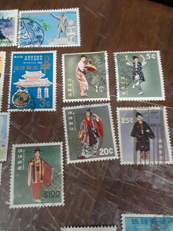 Ryukyus / Japan Stamp Group