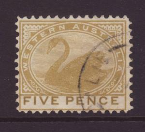 1905 Western Australia 5d Wmk V & Crown Fine Used SG120