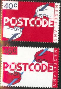 Netherlands Scott 574-75 MNH** 1978 postcode set