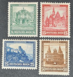 DYNAMITE Stamps: Germany Scott #B38-41 – MNH