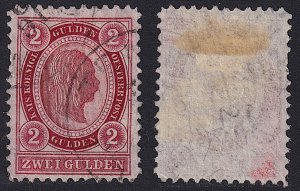 Austria - 1890 - Scott #64 - used - Franz Josef - line perf 11 1/2