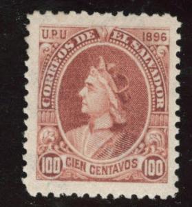 El Salvador Scott 170 MH* 1896  watermarked CV$30