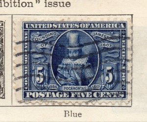 United States 1907 Early Issue Fine Used 5c. NW-265535