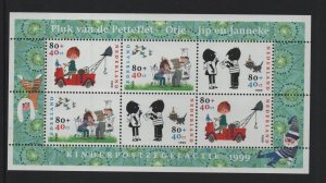 Netherlands  #B714-B716a  MNH  1999  sheet child welfare