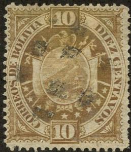 Bolivia, Scott #43, Used
