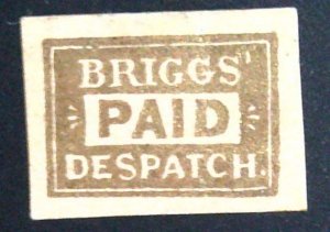 Scott#25L Local - L77 Design  - Forgery A - Type 3 - Brigg's Despatch, Pa