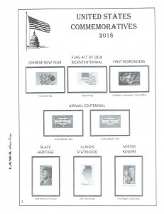 2018 US COMBINED SUPPLEMENT – LAWA Album Pages