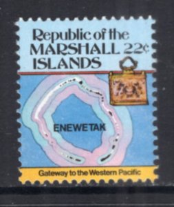 Marshall Islands 42 Map MNH VF