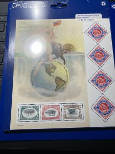 Scott 3505 Pan American Invert Full Sheet Sealed by USPS M NH OG ach