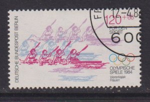 Germany  Berlin  #9NB215 used 1984  Olympics 120pf kayak