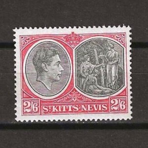 ST KITTS & NEVIS 1938/50 SG 76ab MINT