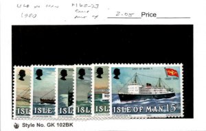 Isle of Man, Postage Stamp, #168-173 Mint NH, 1980 Ships (AC)