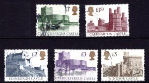 UK / Great Britain Castle definitives #1445-1448