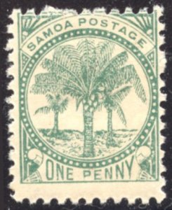 Samoa, Scott #11b, Unused, Hinged